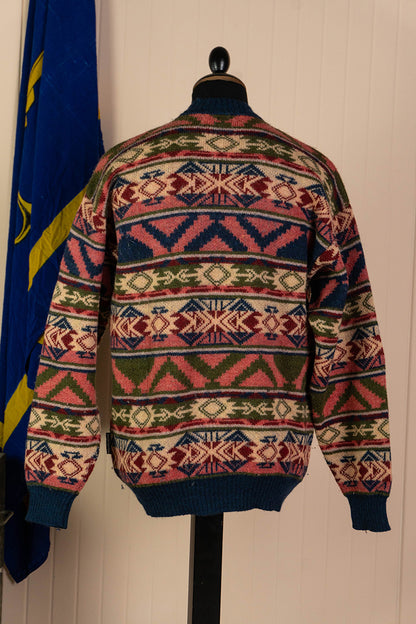 Maglione Vintage Geometrico Sergio Tacchini - L