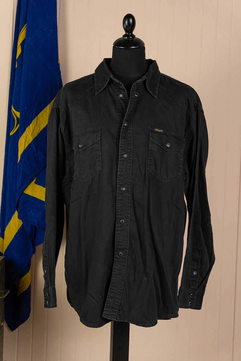 2000 Camicia Texana Wrangler Nera - XXL