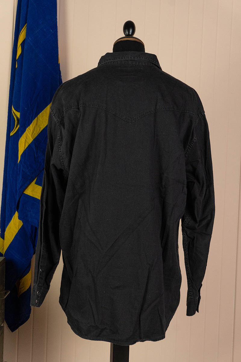 2000 Camicia Texana Wrangler Nera - XXL