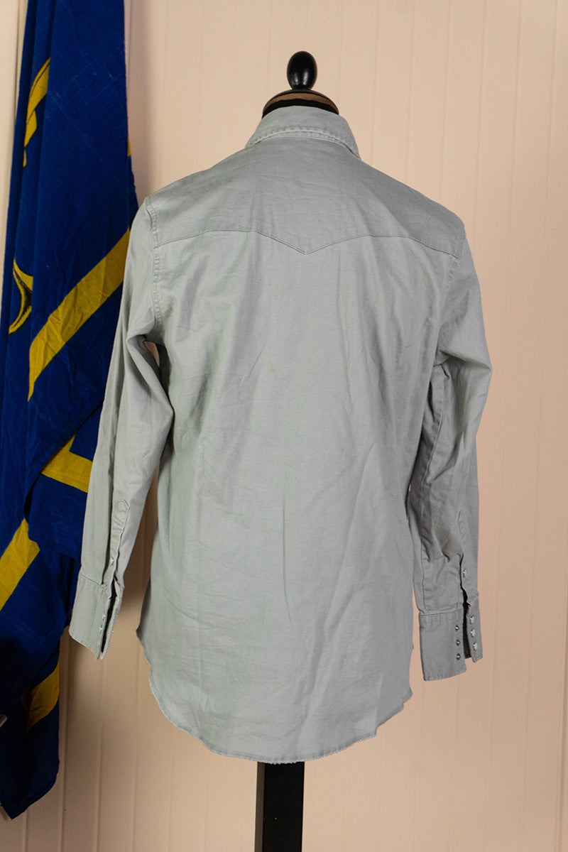 2000 Camicia Wrangler Texana Grigia - M