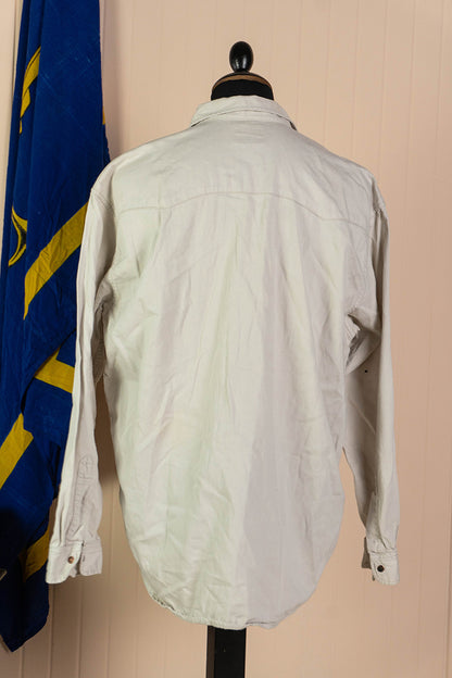 1990 Camicia da lavoro Levi's Orange Tab Beige- XL