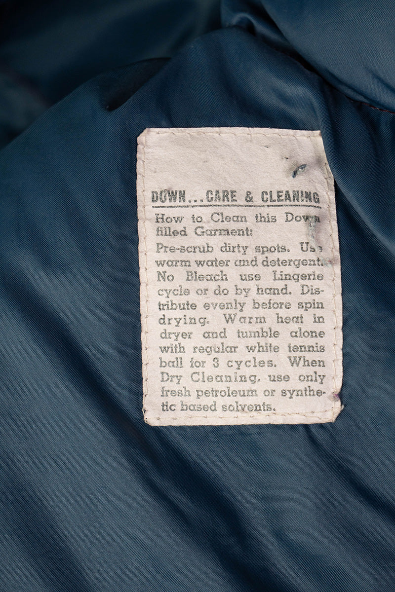 Smanicato Gilet Piumino Brandon Made in USA anni '70- M