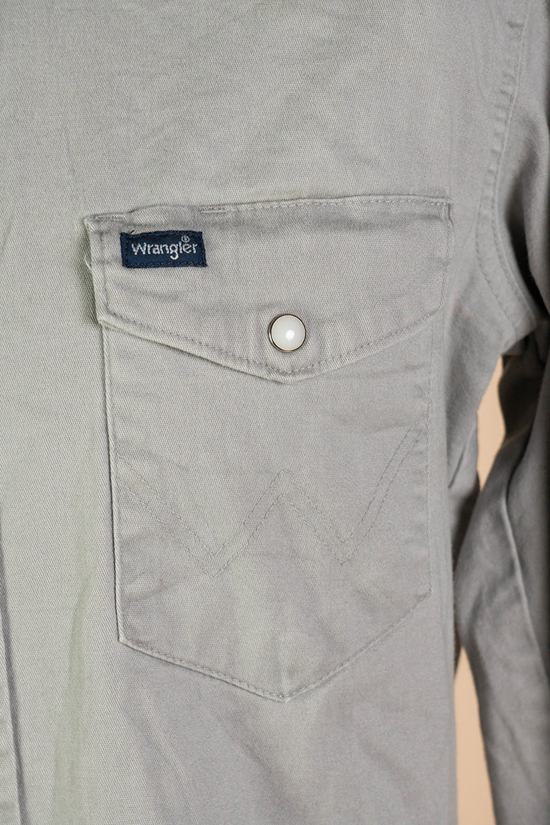 2000 Camicia Wrangler Texana Grigia - M