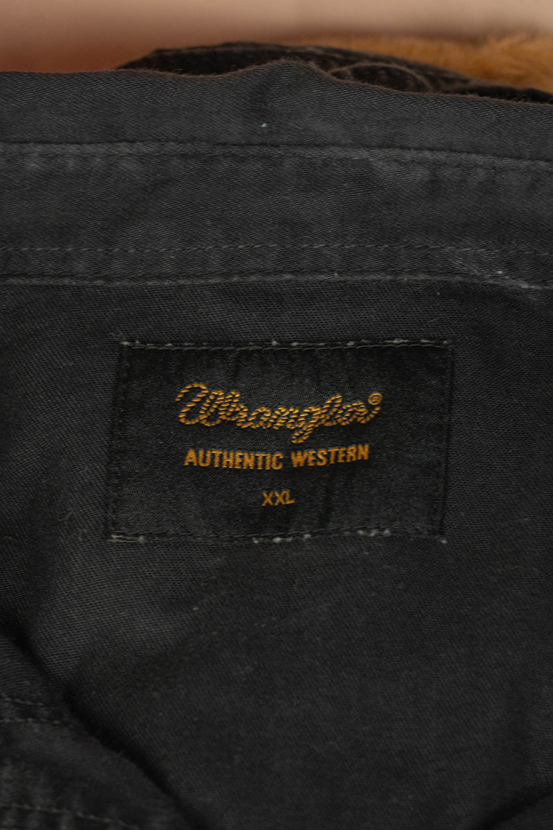2000 Camicia Texana Wrangler Nera - XXL