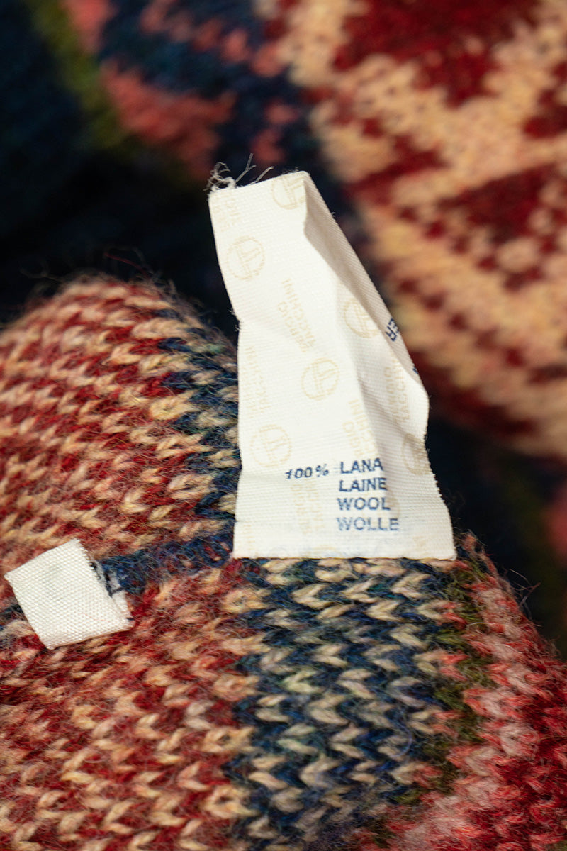 Maglione Vintage Geometrico Sergio Tacchini - L