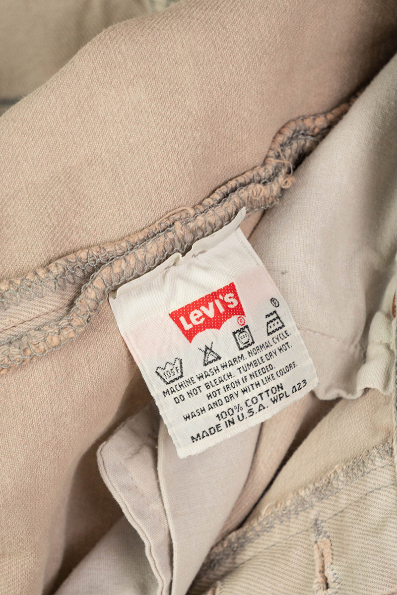 Levi's 501 Made in USA Beige - W 33 L 36