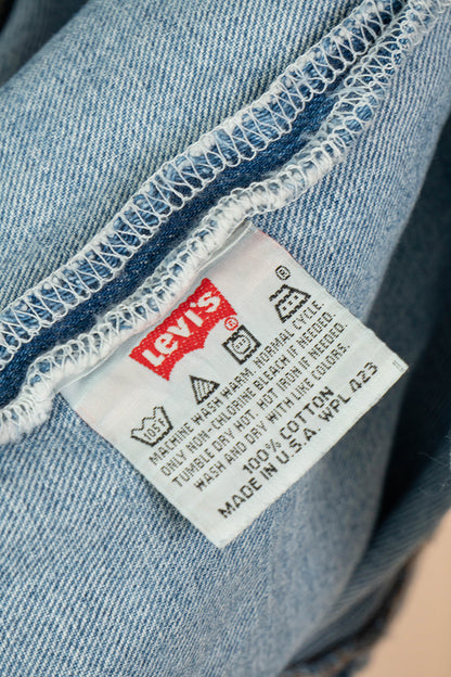Levi's 501 Made in Usa Indaco Medio - W 33 L 32