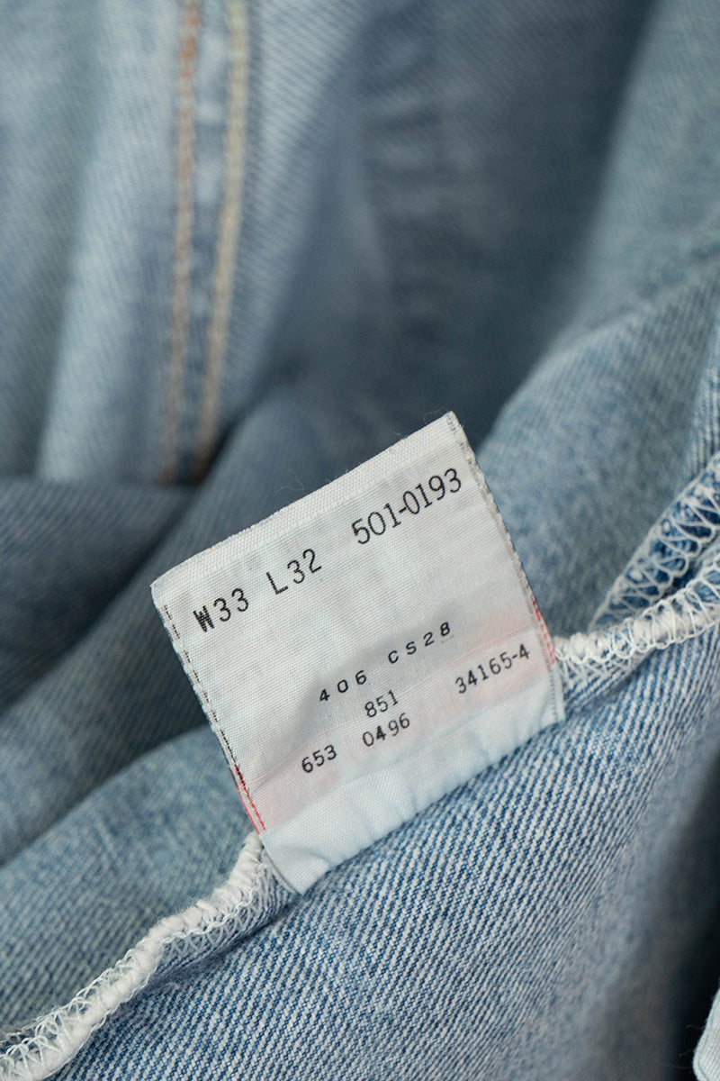 Levi's 501 Made in Usa Indaco Medio - W 33 L 32