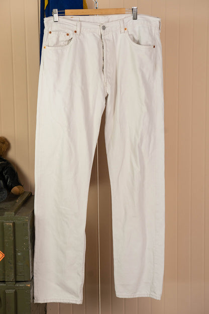 Jeans Levi's 501 Bianchi anni '90- W38 L 36