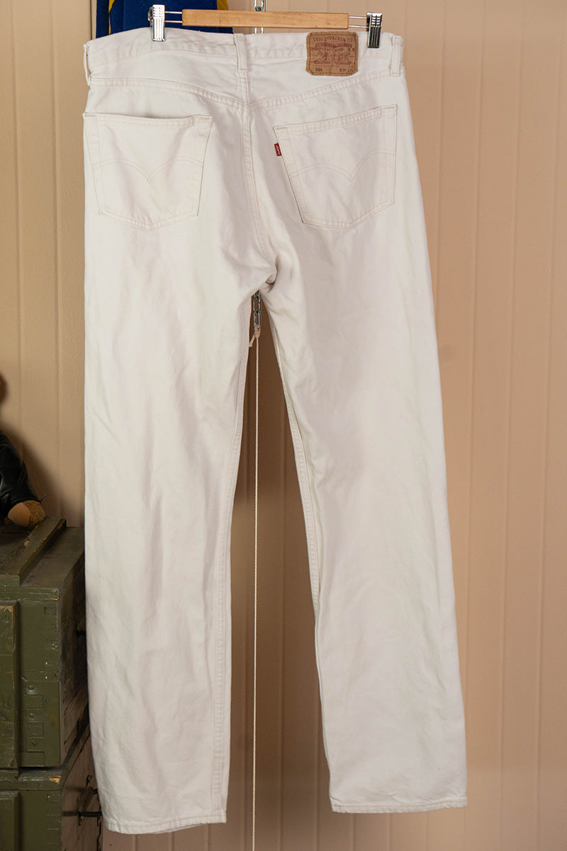 Jeans Levi's 501 Bianchi anni '90- W38 L 36