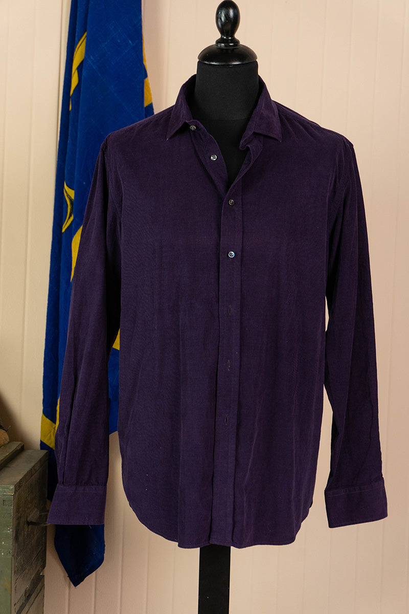 Camicia in Velluto Ralph Lauren Black Label - XL