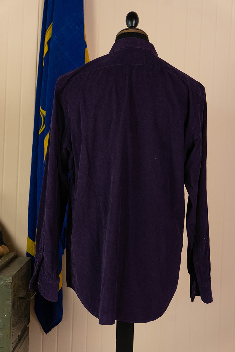 Camicia in Velluto Ralph Lauren Black Label - XL