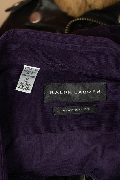 Camicia in Velluto Ralph Lauren Black Label - XL