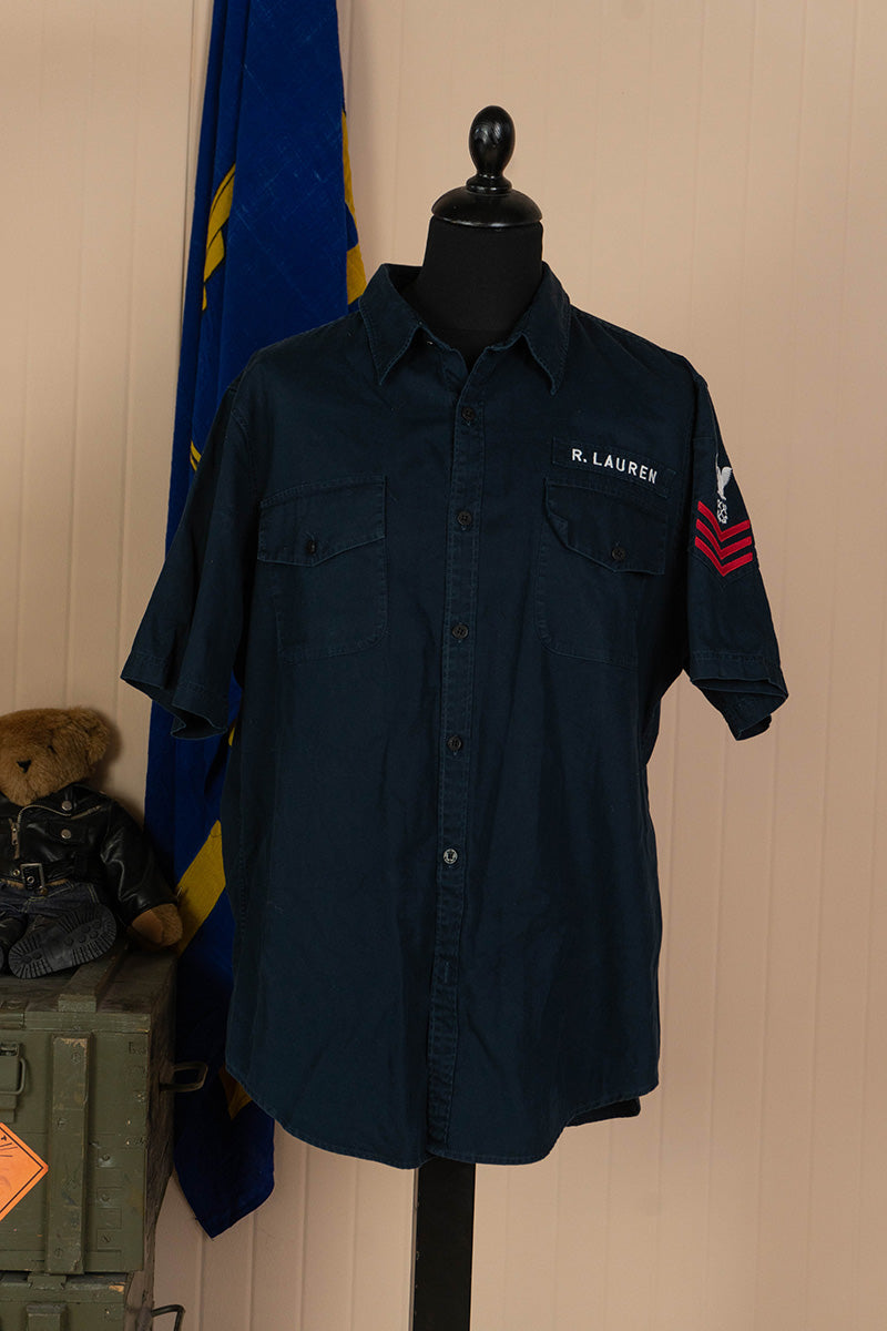 Camicia a Maniche corte Ralph Lauren Jeans Us Navy "XXL"