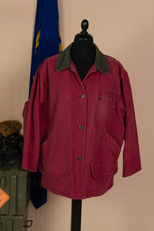 1990 Giacca da Caccia Vintage L.L Bean Crimson Red "3XL"
