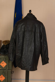 1990 Giacca in Pelle Marrone Chevignon "XXL"