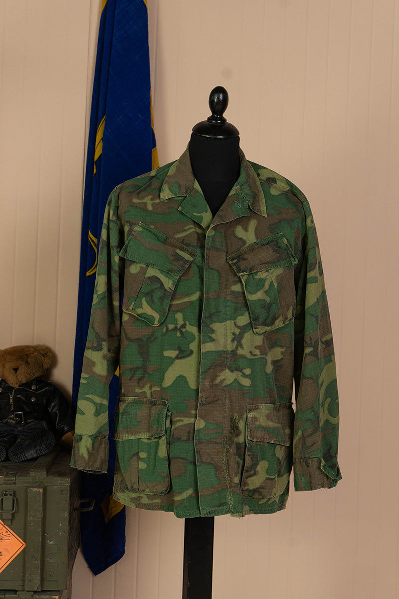 Camicia Jungle Vietnam US Army Woodland 1969 "M Reg"
