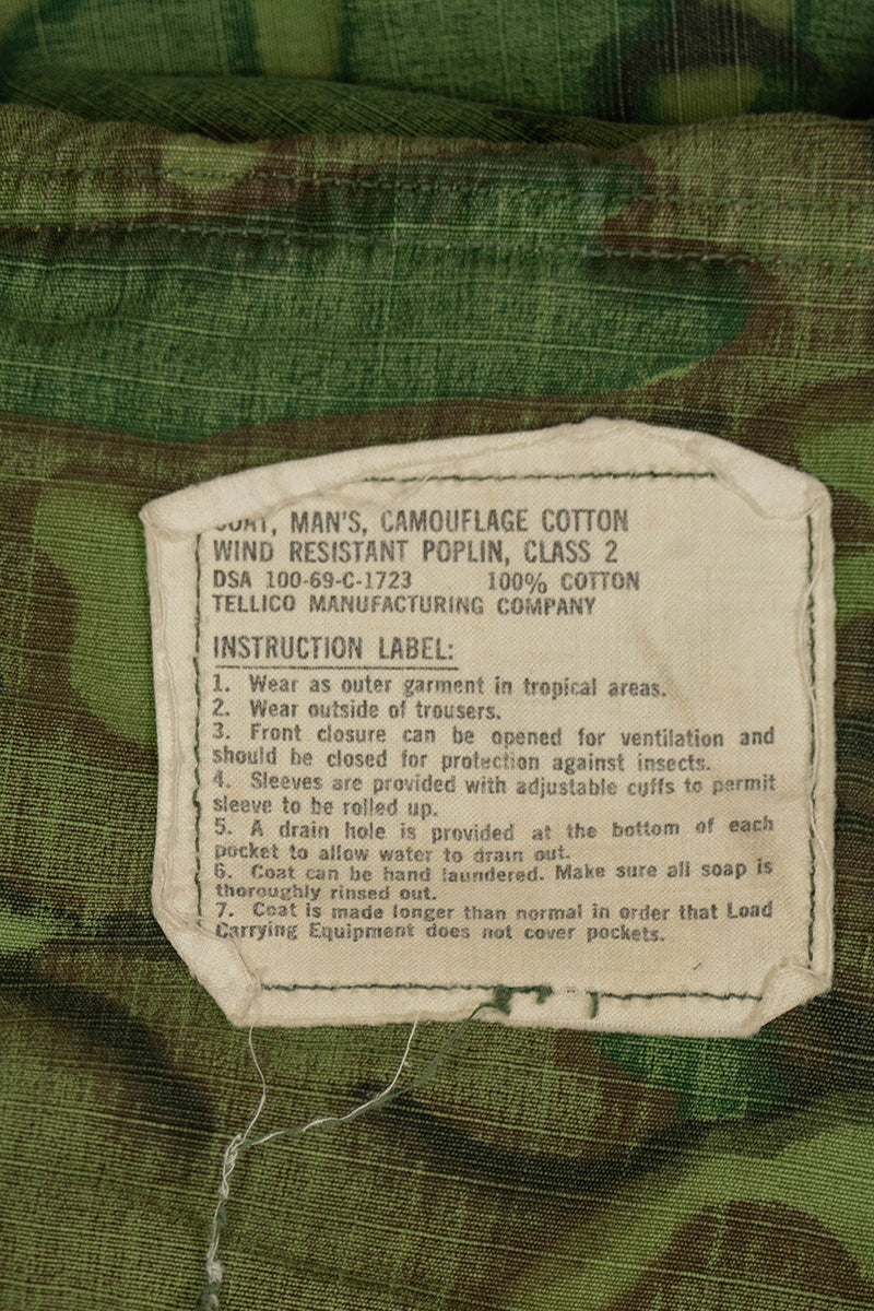 Camicia Jungle Vietnam US Army Woodland 1969 "M Reg"