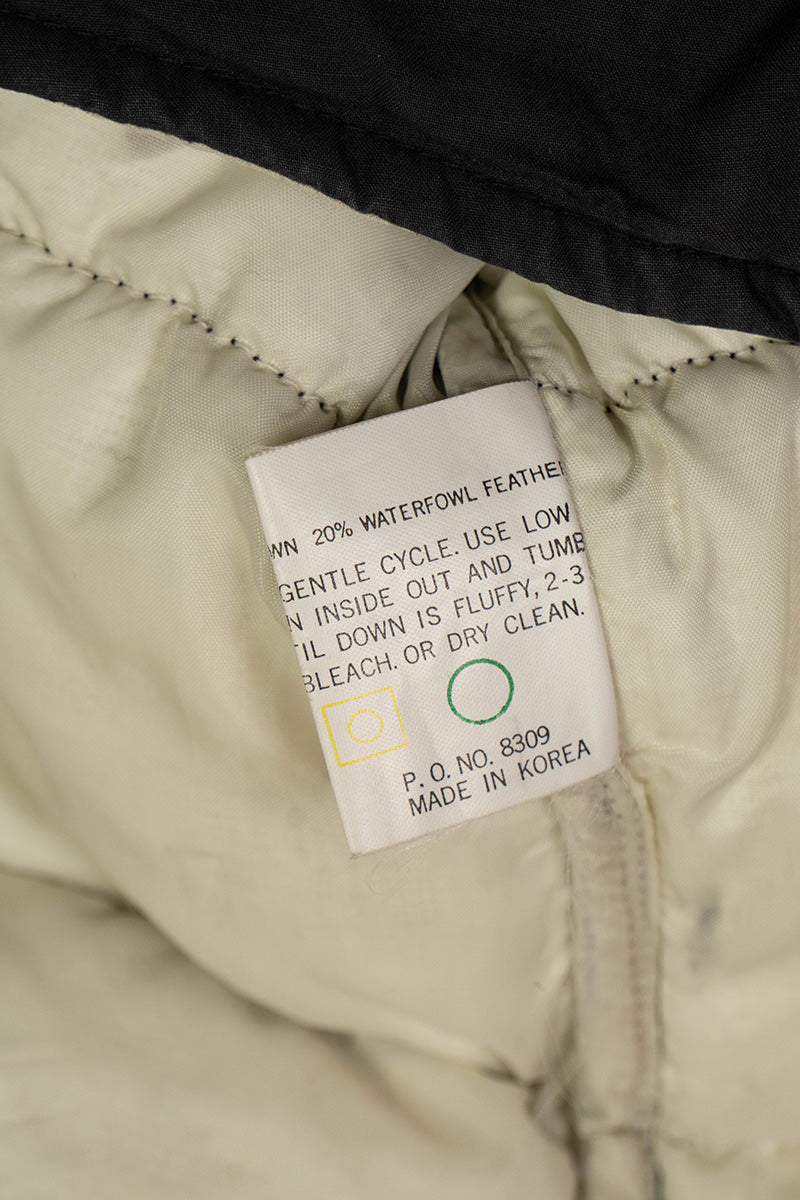 1980 Smanicato Piumino Nero "M"