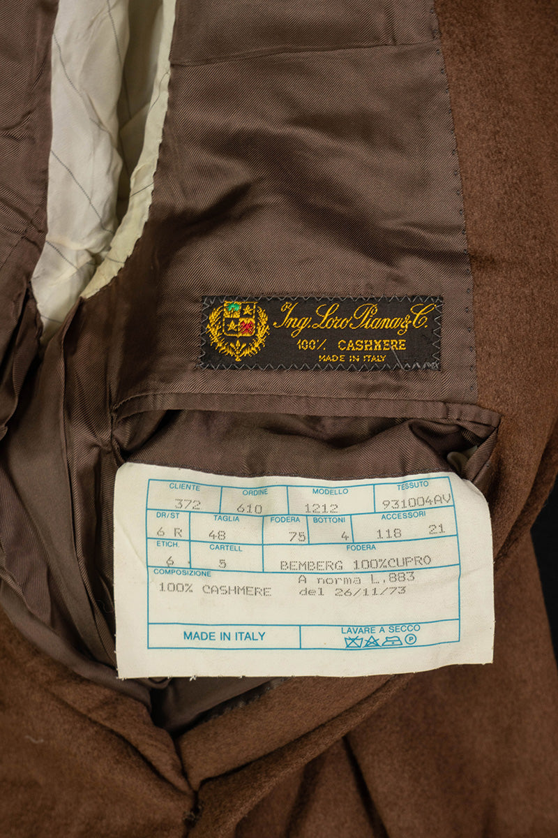 Blazer Tabacco in Cashmere Ing Loro Piana "IT 48"