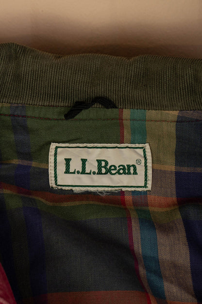 1990 Giacca da Caccia Vintage L.L Bean Crimson Red "3XL"