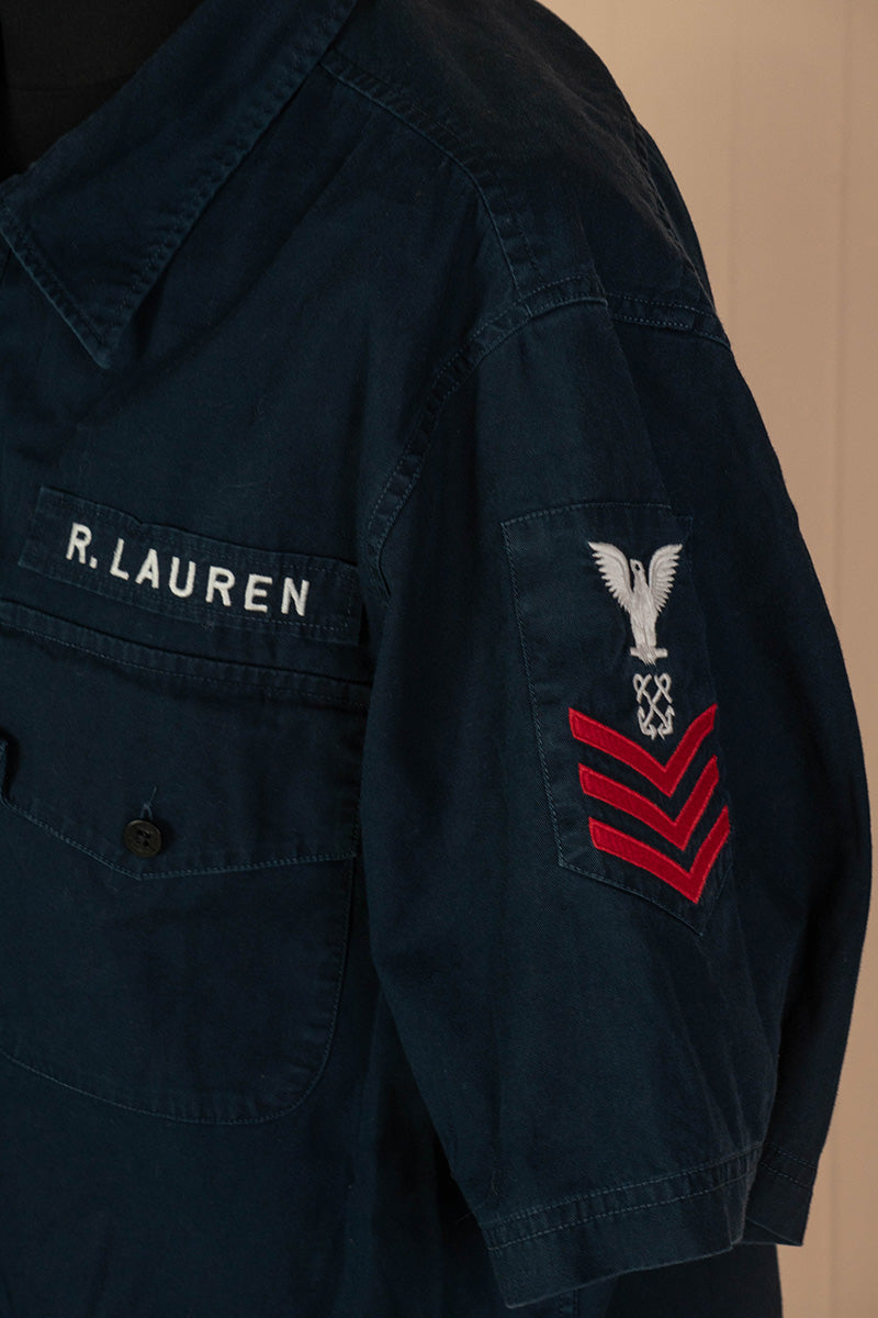 Camicia a Maniche corte Ralph Lauren Jeans Us Navy "XXL"