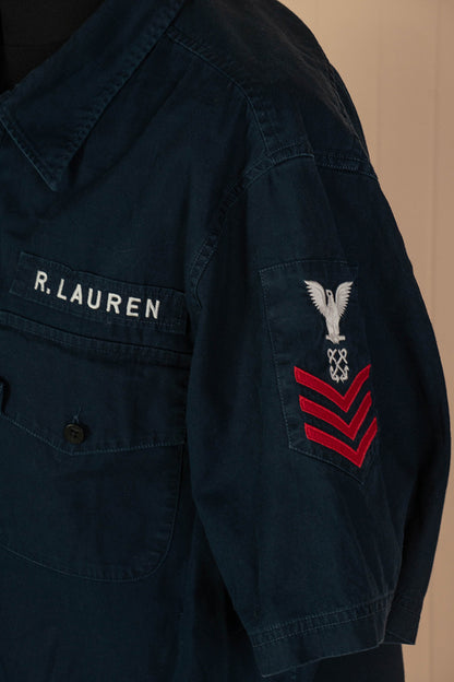 Camicia a Maniche corte Ralph Lauren Jeans Us Navy "XXL"