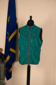 Smanicato pile Patagonia verde "L"