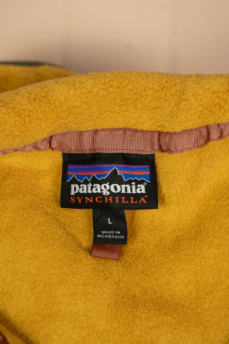 Pile Patagonia Synchilla Giallo "L"