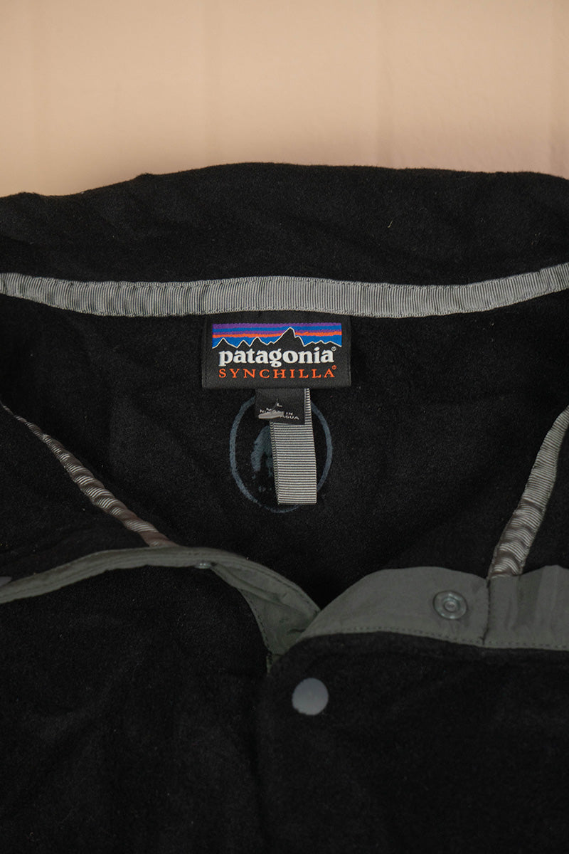 Pile Patagonia Synchilla Nero "L"