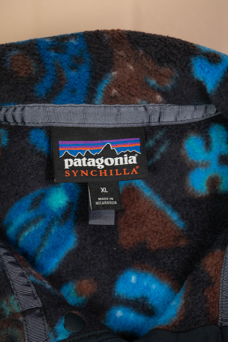 Pile Patagonia Synchilla Floreale nero "XL"