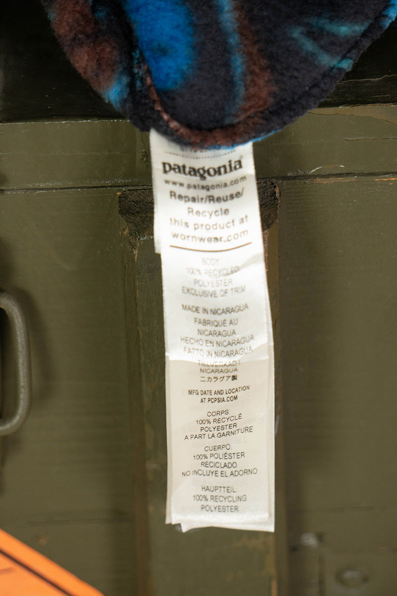 Pile Patagonia Synchilla Floreale nero "XL"