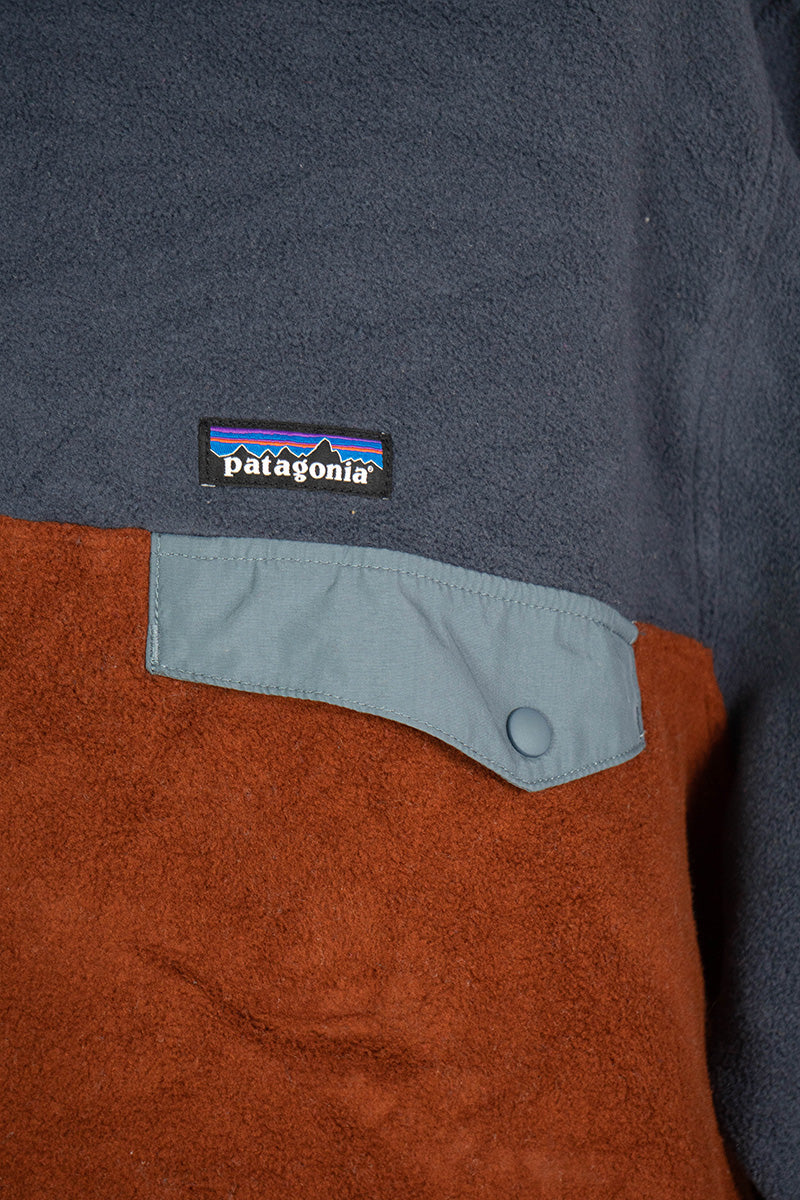 Patagonia Synchilla Grigio e Mattone "XL"