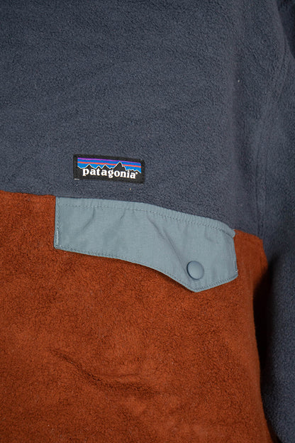 Patagonia Synchilla Grigio e Mattone "XL"