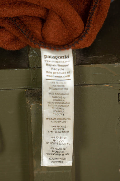 Patagonia Synchilla Grigio e Mattone "XL"