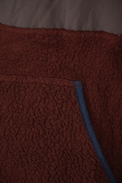 Pile Patagonia Burgundy con cappuccio "M"