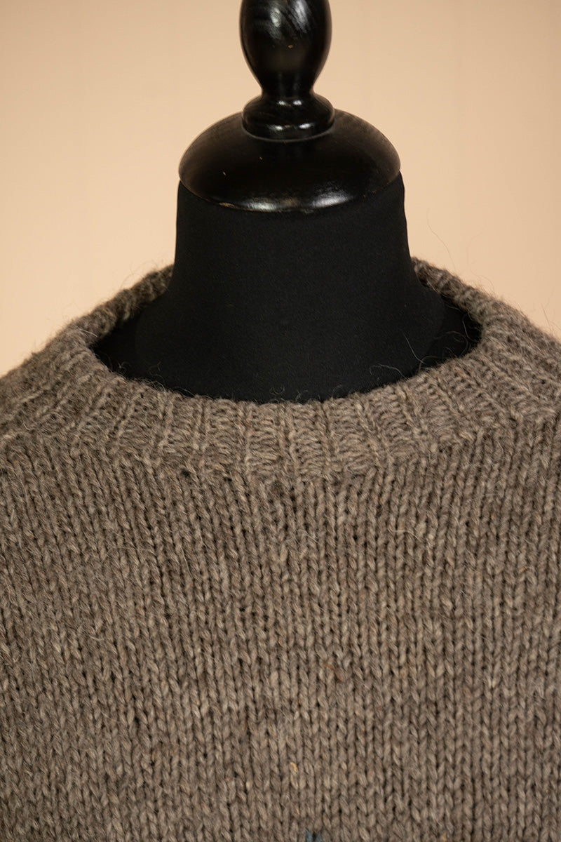 1980 Maglione Fisherman Norvegese Hand Made "XL"