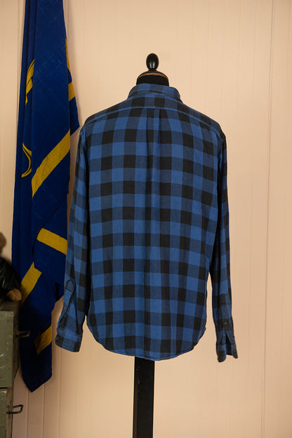 Camicia Polo Ralph Lauren vintage 1990 scacchi "XL"