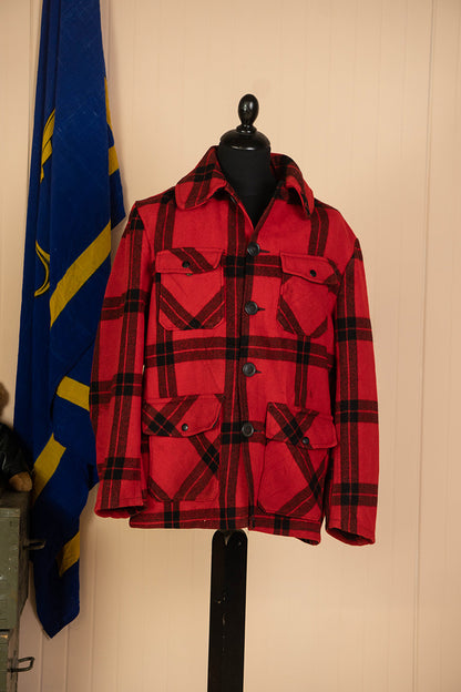 1960 Giacca da caccia Mackinaw Carter's USA "L"