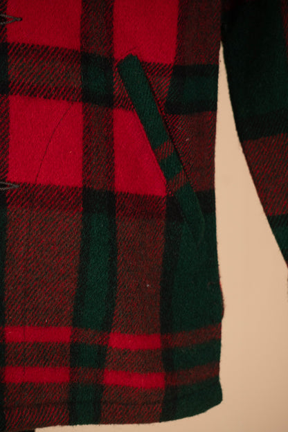 1960 Camicia a scacchi USA Vintage "S"