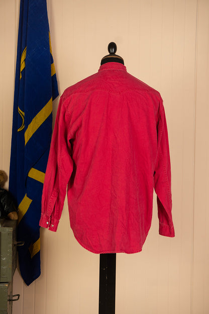 1990 Camicia Western Levi's Rossa "L"