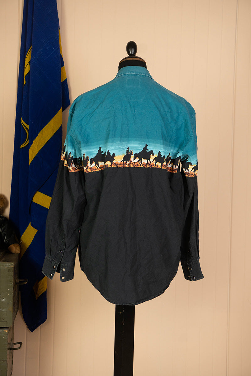 Camicia Wester Fantasia USA "L"