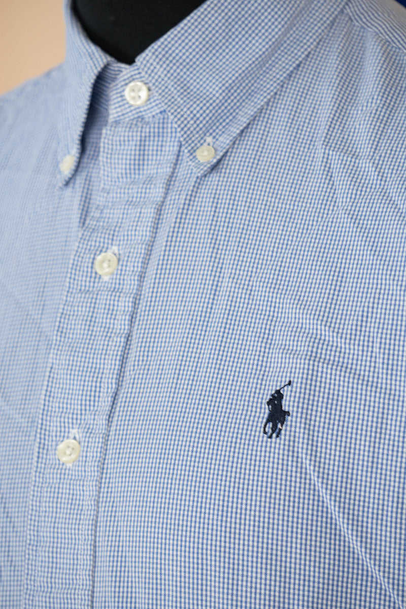 1990 Camicia a Quadri Polo Ralph Lauren "M"