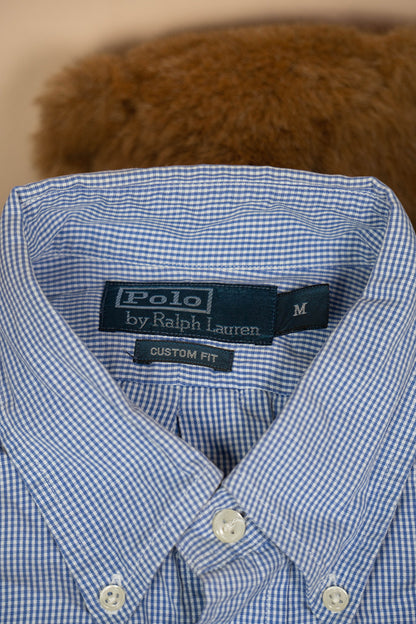 1990 Camicia a Quadri Polo Ralph Lauren "M"