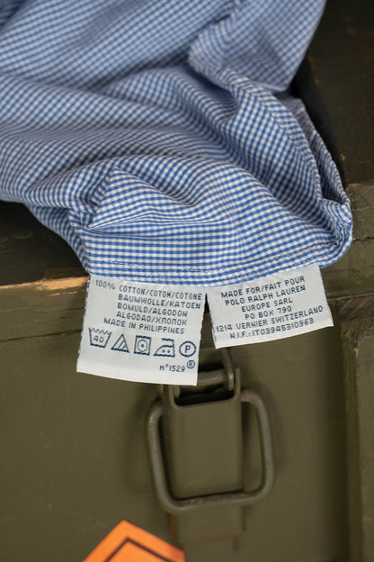 1990 Camicia a Quadri Polo Ralph Lauren "M"