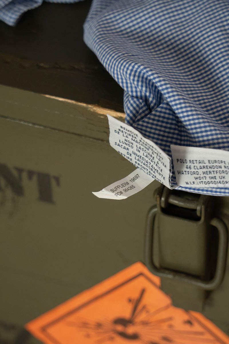 1990 Camicia a Quadri Polo Ralph Lauren "M"