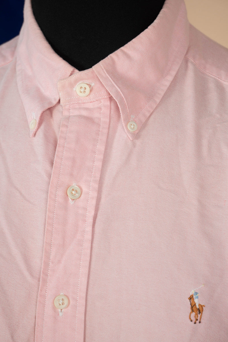 1990 Camicia Ralph Lauren Rosa " XL"