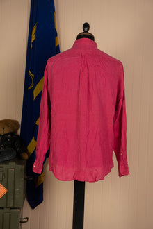 Camicia Ralph Lauren in Lino Rosa "L"
