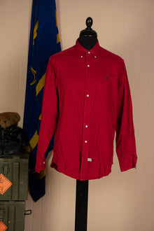 1990 Camicia Polo Ralph Lauren Rossa "L"