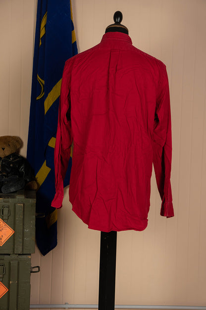 1990 Camicia Polo Ralph Lauren Rossa "L"